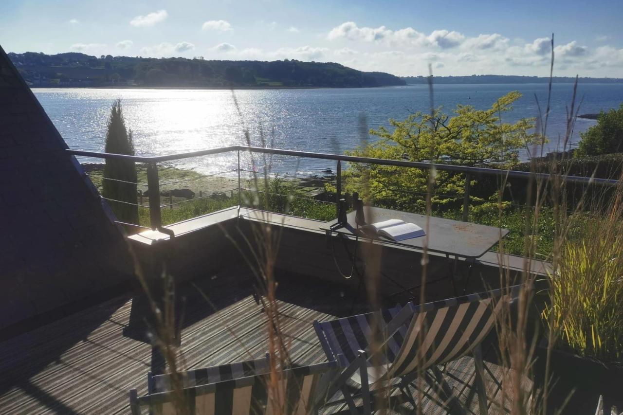 Вилла Maison De Pecheur - Coucher De Soleil En Terrasse Plouezoc'h Экстерьер фото